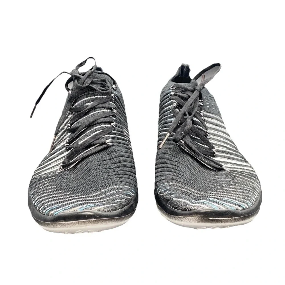 Nike Free Transform Flyknit Athletic Training Running Shoes Black Teal Size 11.5